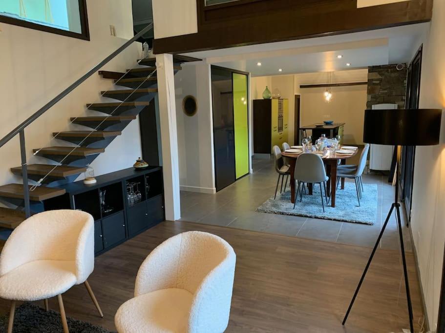 Duplex 3 Chambres Vue Mont-Blanc Domancy المظهر الخارجي الصورة